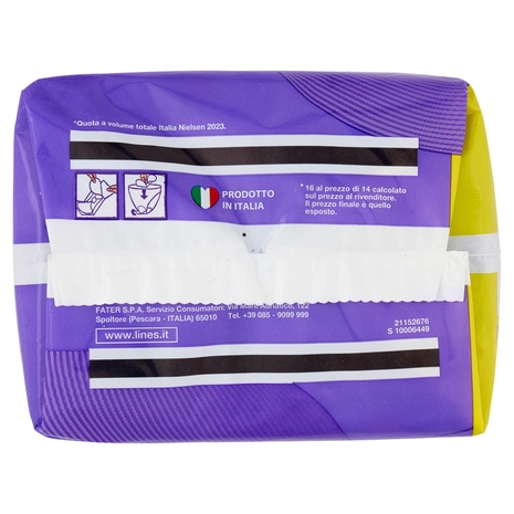 Lines Seta ultra con ali 14+2 pz